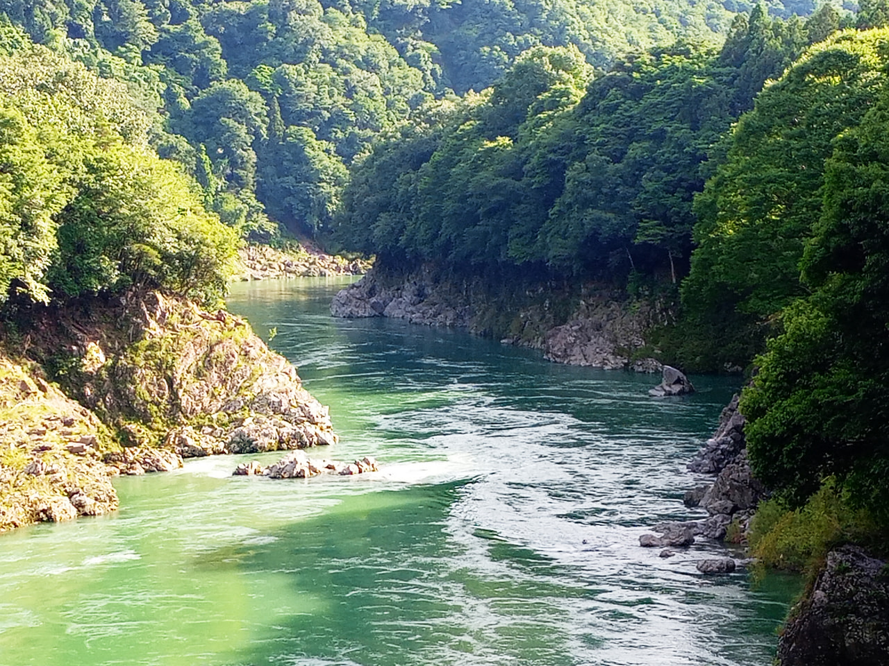 ２９日午前、加茂郡七宗町の飛騨川で沢登りをしていた男女２人が流され、心肺停止の状...