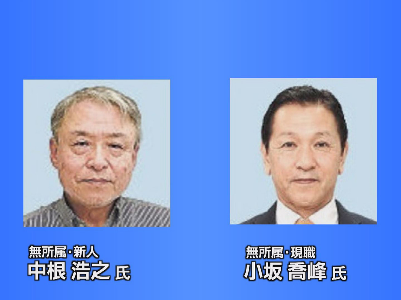 任期満了に伴う恵那市の市長選挙は３日告示され、現職と新人１人が立候補を届け出て、...