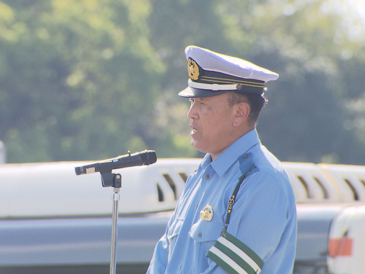 ９月２１日から始まる秋の全国交通安全運動に先立ち、岐阜県警は１８日、愛知県警と合...